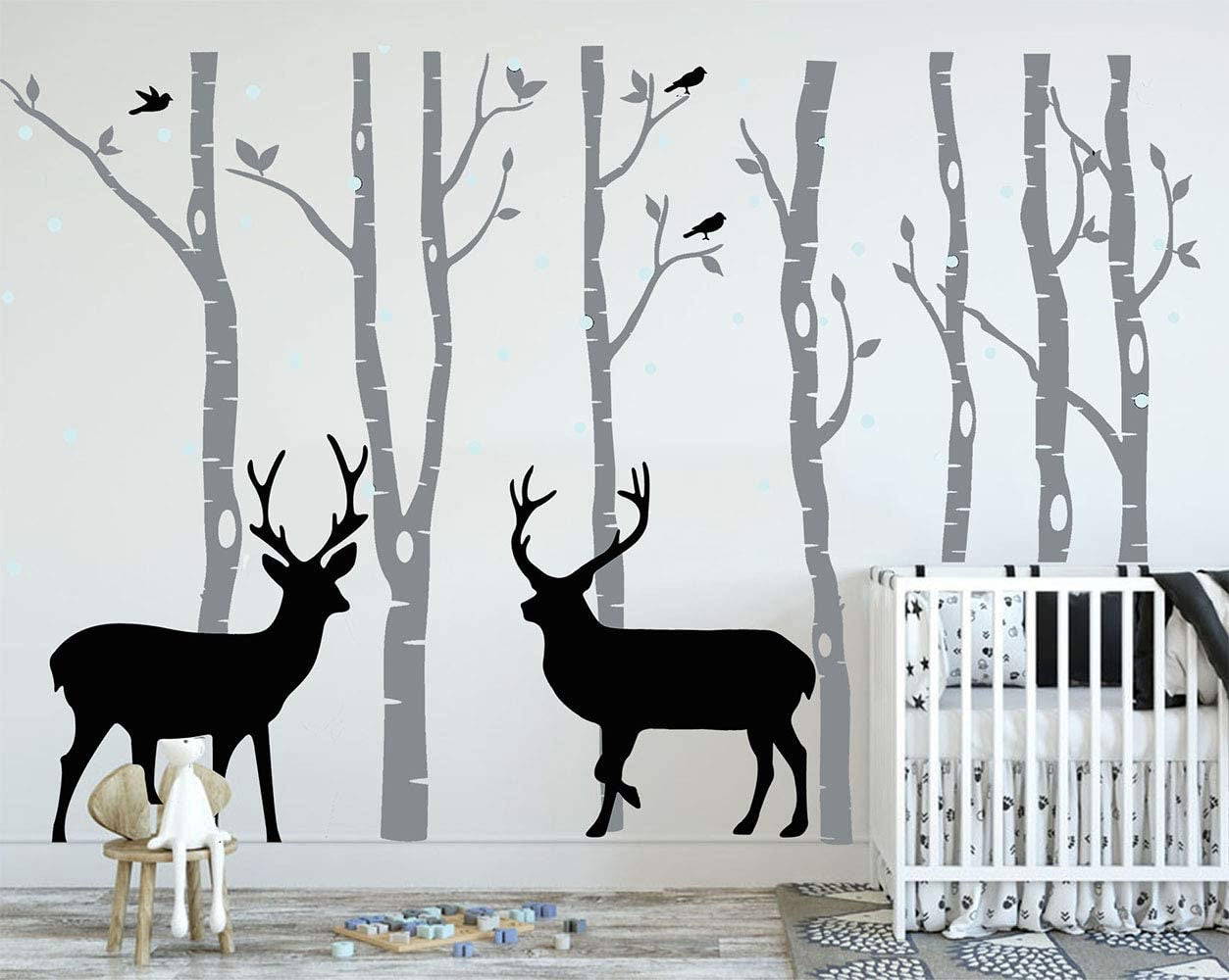 Swedish Tree and Deer Wall