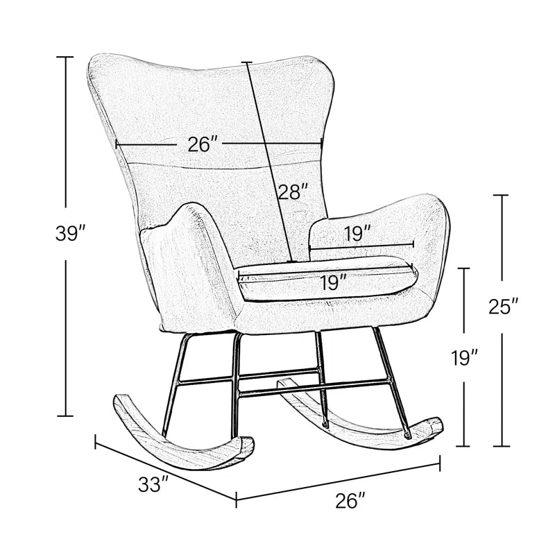 Nursery Rocking Accent Chair